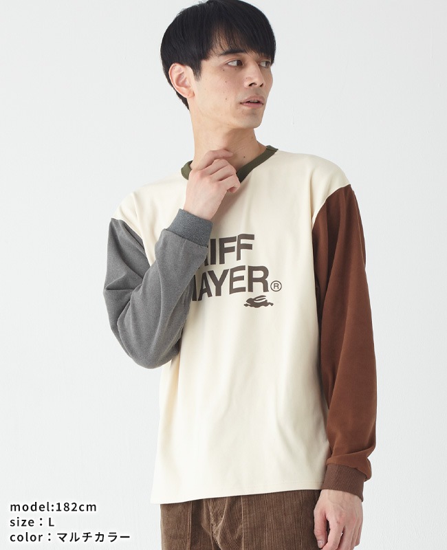 クリフメイヤー[公式] もちのびロゴプリントロンT MENS 2417816