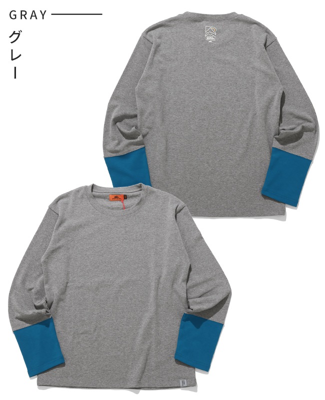 クリフメイヤー[公式] のびふわ袖切替Tシャツ KIDS J2517201