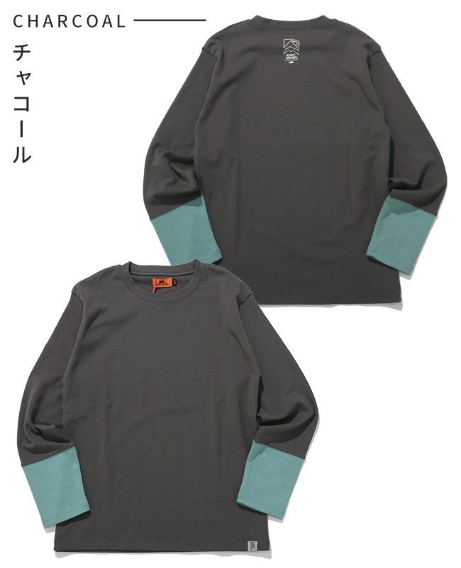 クリフメイヤー[公式] のびふわ袖切替Tシャツ KIDS J2517201