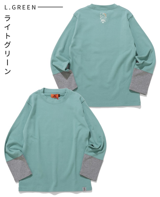 クリフメイヤー[公式] のびふわ袖切替Tシャツ KIDS J2517201