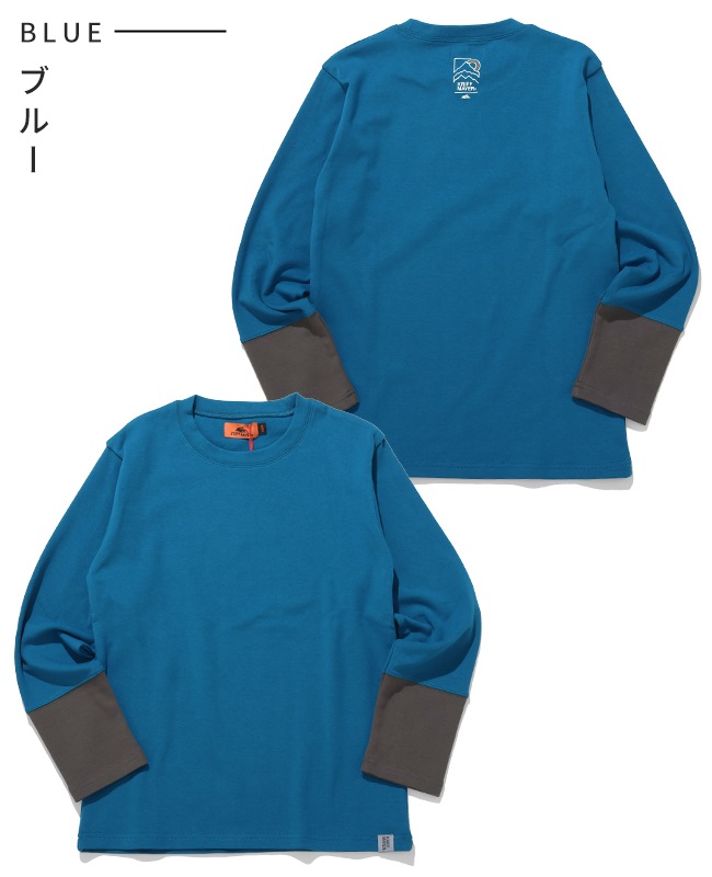 クリフメイヤー[公式] のびふわ袖切替Tシャツ KIDS J2517201