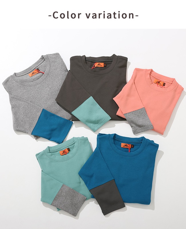 クリフメイヤー[公式] のびふわ袖切替Tシャツ KIDS J2517201