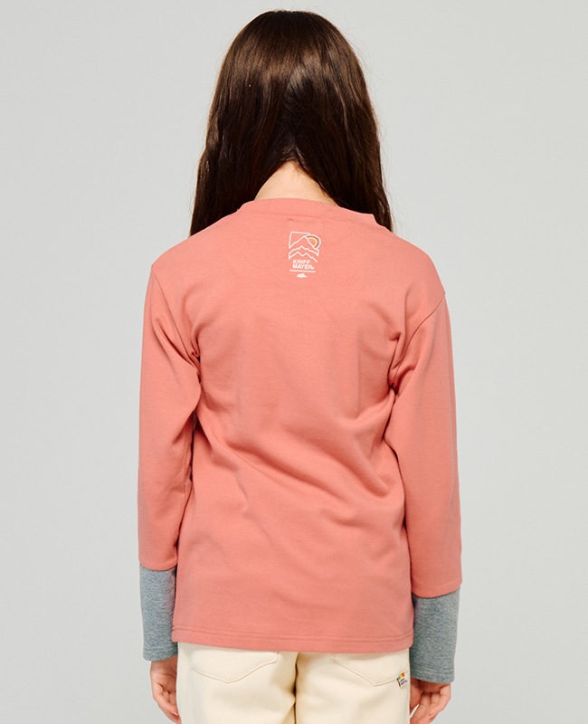 クリフメイヤー[公式] のびふわ袖切替Tシャツ KIDS J2517201