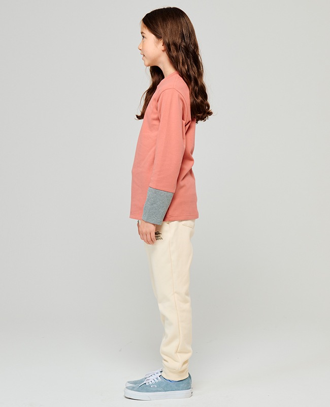 クリフメイヤー[公式] のびふわ袖切替Tシャツ KIDS J2517201