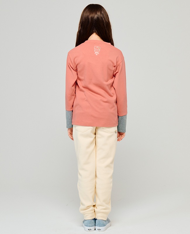 クリフメイヤー[公式] のびふわ袖切替Tシャツ KIDS J2517201