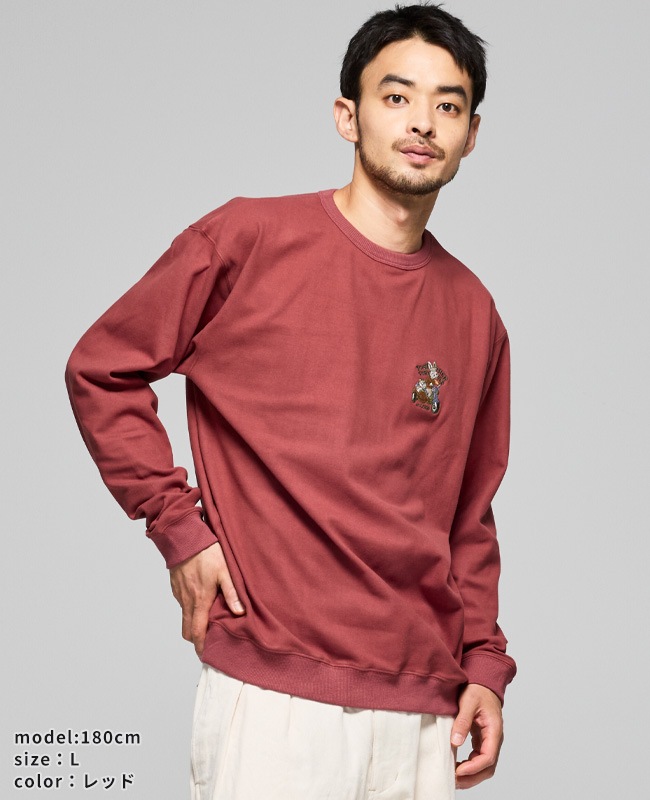 クリフメイヤー[公式] もちのび刺繍ロンT MENS 2515600