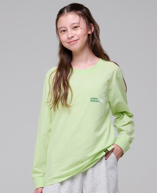 クリフメイヤー[公式] UVカットさらロンT(メジェド様) KIDS J2537834