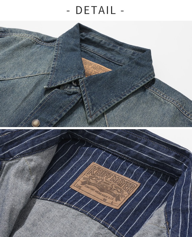 クリフメイヤー[公式] ウエスタンデニムシャツ MENS 2625110