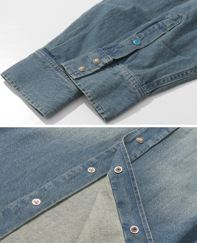 クリフメイヤー[公式] ウエスタンデニムシャツ MENS 2625110