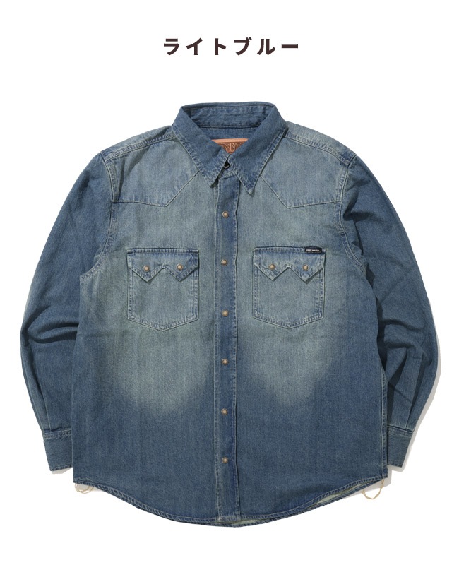 クリフメイヤー[公式] ウエスタンデニムシャツ MENS 2625110