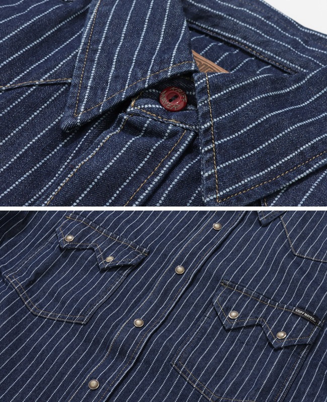 クリフメイヤー[公式] ウエスタンデニムシャツ MENS 2625110