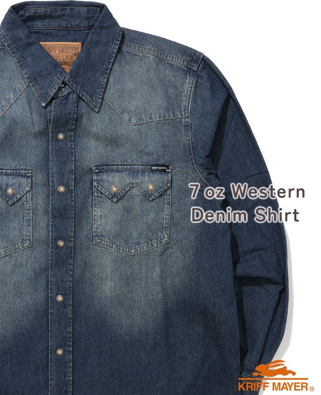 クリフメイヤー[公式] ウエスタンデニムシャツ MENS 2625110