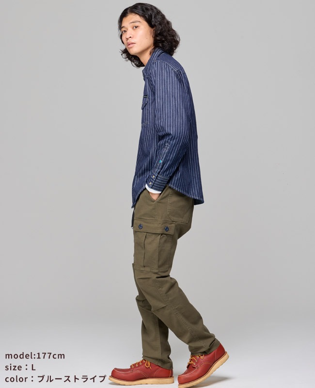 クリフメイヤー[公式] ウエスタンデニムシャツ MENS 2625110