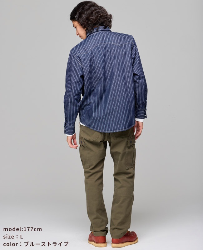 クリフメイヤー[公式] ウエスタンデニムシャツ MENS 2625110