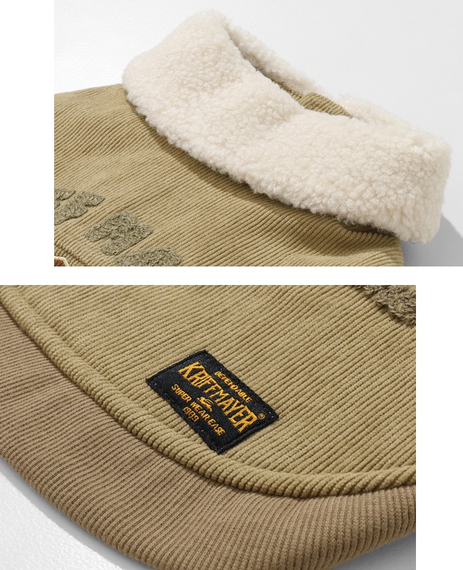 クリフメイヤー[公式] 裏ボアコーデュロイボンバーJK DOG D2525113