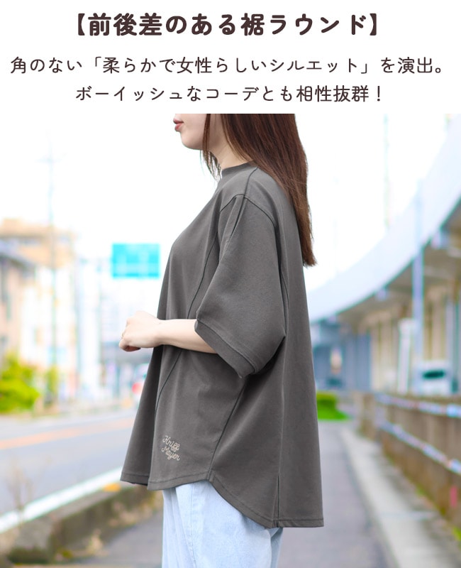 クリフメイヤー[公式] ウェットプロテクト袖リブモモンガT LADYS W2547818