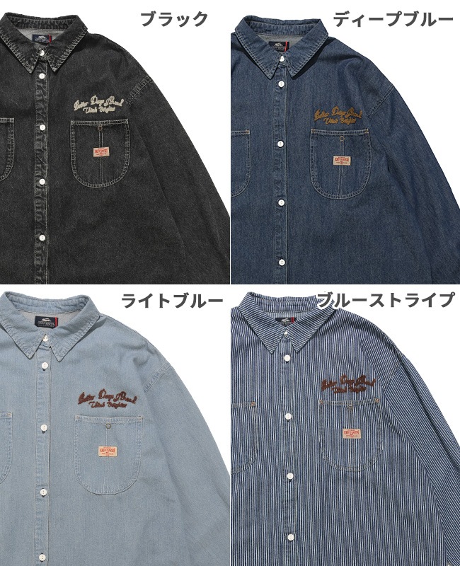 クリフメイヤー[公式] カバーオール風デニムシャツチュニック LADYS W2615123