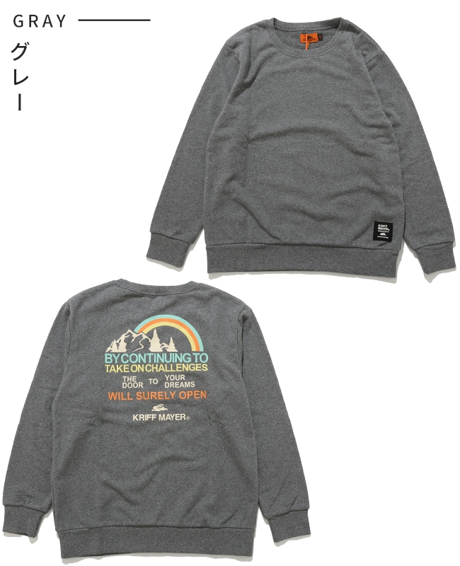 クリフメイヤー[公式] シフォンタッチクルー(虹) KIDS J2527840