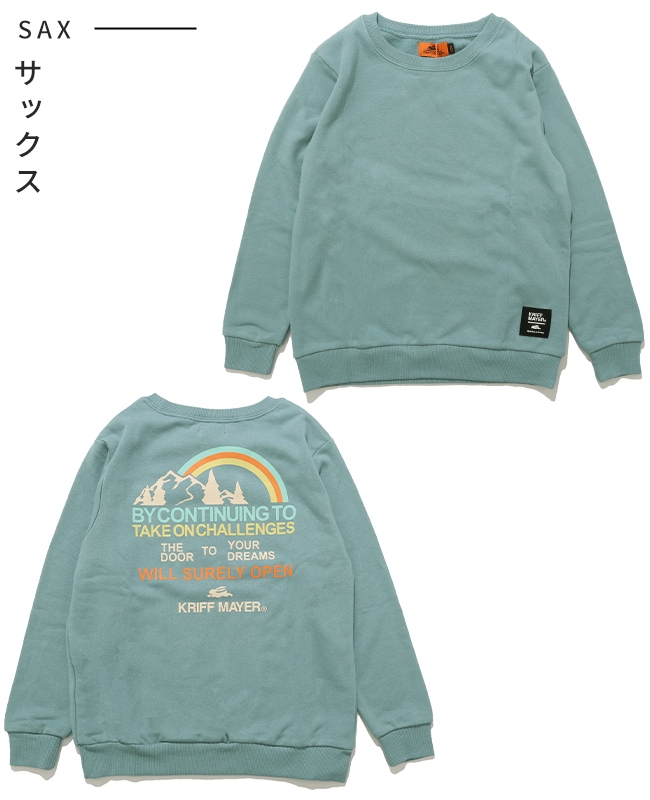 クリフメイヤー[公式] シフォンタッチクルー(虹) KIDS J2527840