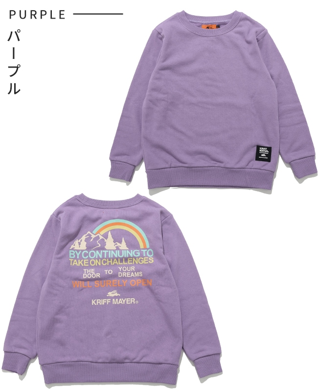 クリフメイヤー[公式] シフォンタッチクルー(虹) KIDS J2527840