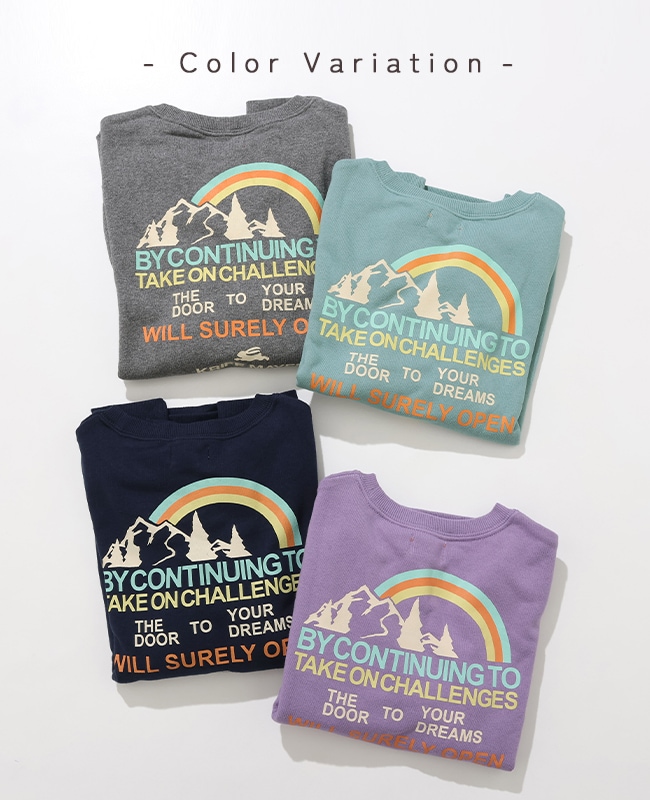 クリフメイヤー[公式] シフォンタッチクルー(虹) KIDS J2527840