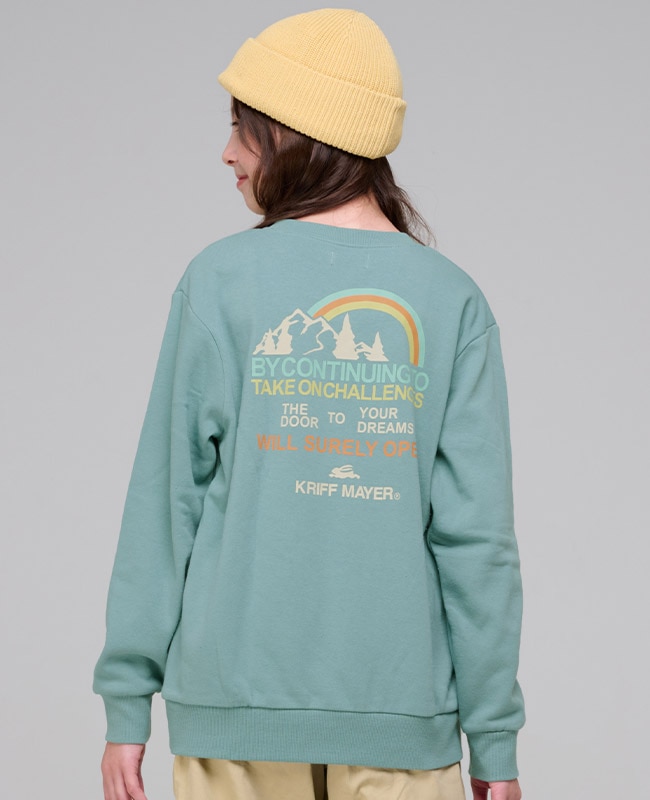 クリフメイヤー[公式] シフォンタッチクルー(虹) KIDS J2527840