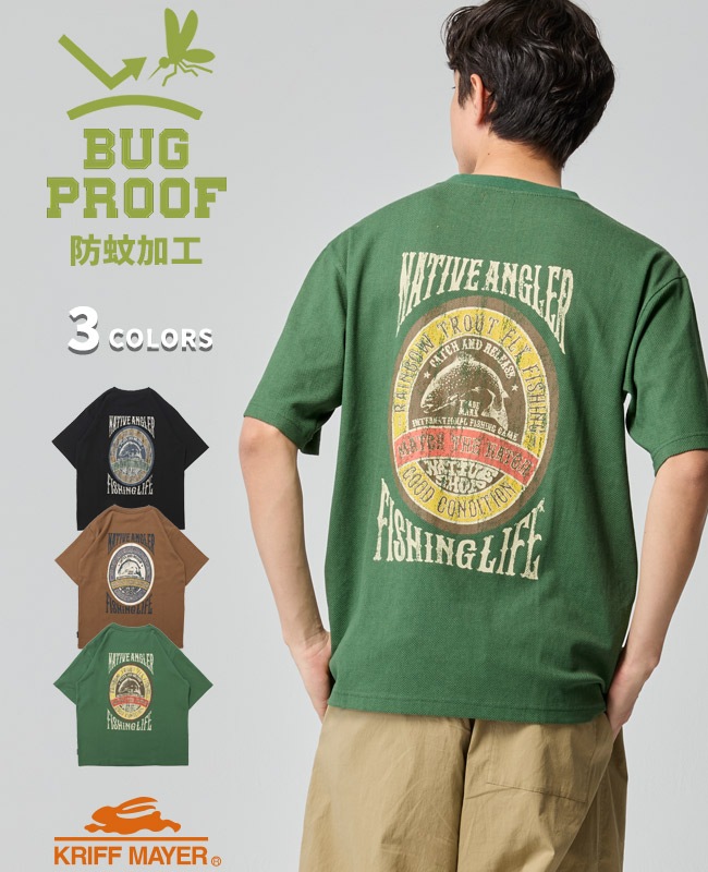クリフメイヤー[公式] BUG PROOFプリントT(フライ) MENS 2545107