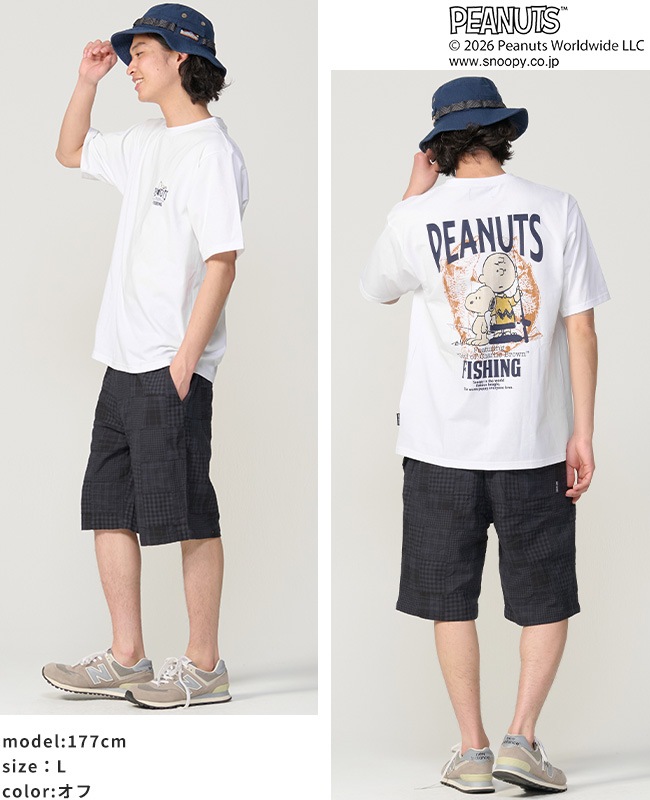 クリフメイヤー[公式] スヌーピープリントT(釣り) MENS 2557803