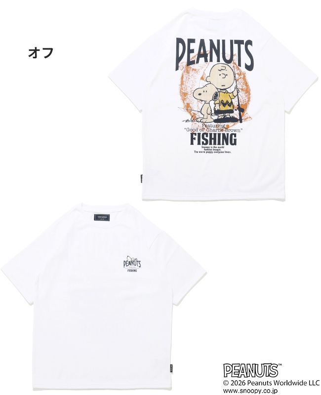 クリフメイヤー[公式] スヌーピープリントT(釣り) MENS 2557803