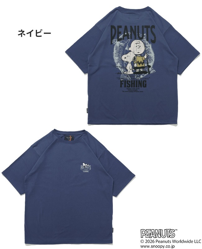 クリフメイヤー[公式] スヌーピープリントT(釣り) MENS 2557803