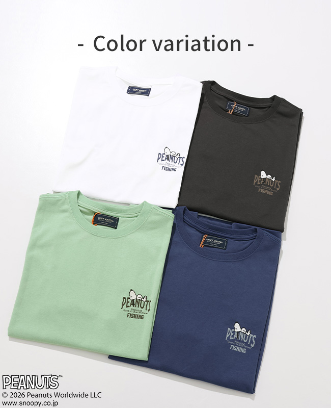 クリフメイヤー[公式] スヌーピープリントT(釣り) MENS 2557803