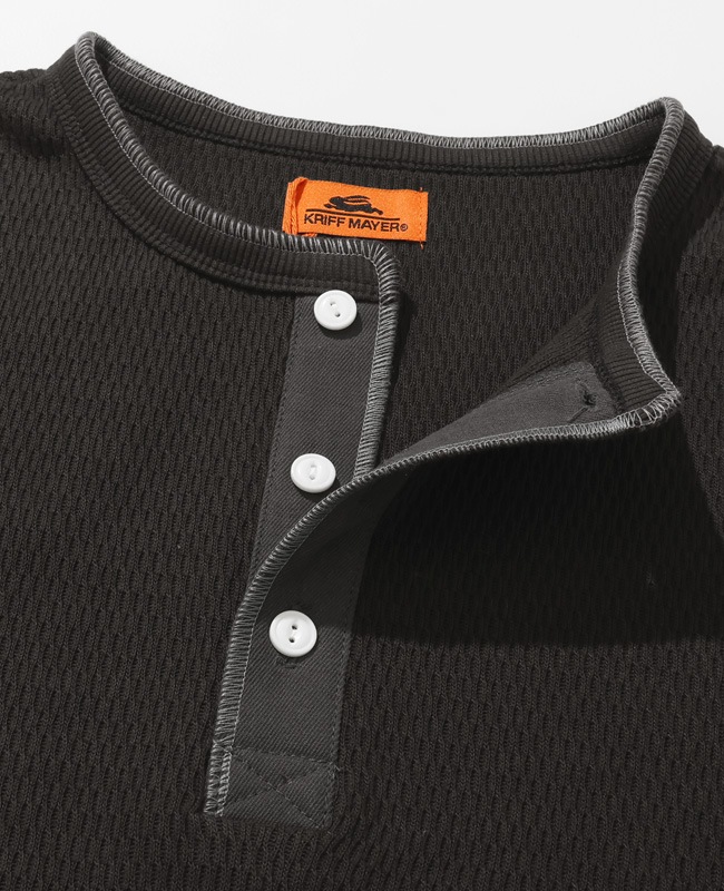 クリフメイヤー[公式] ハニカムワッフルヘンリーロンT MENS 2517820