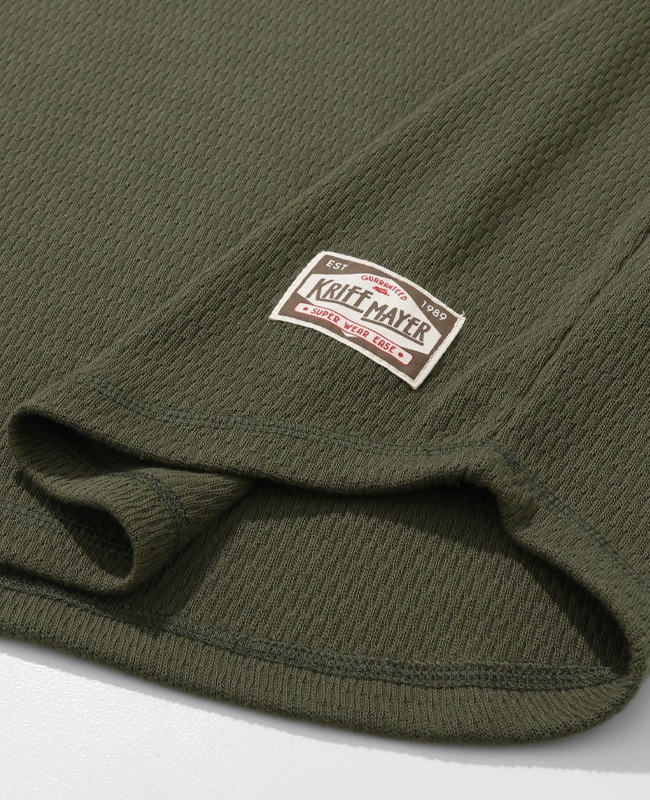 クリフメイヤー[公式] ハニカムワッフルヘンリーロンT MENS 2517820