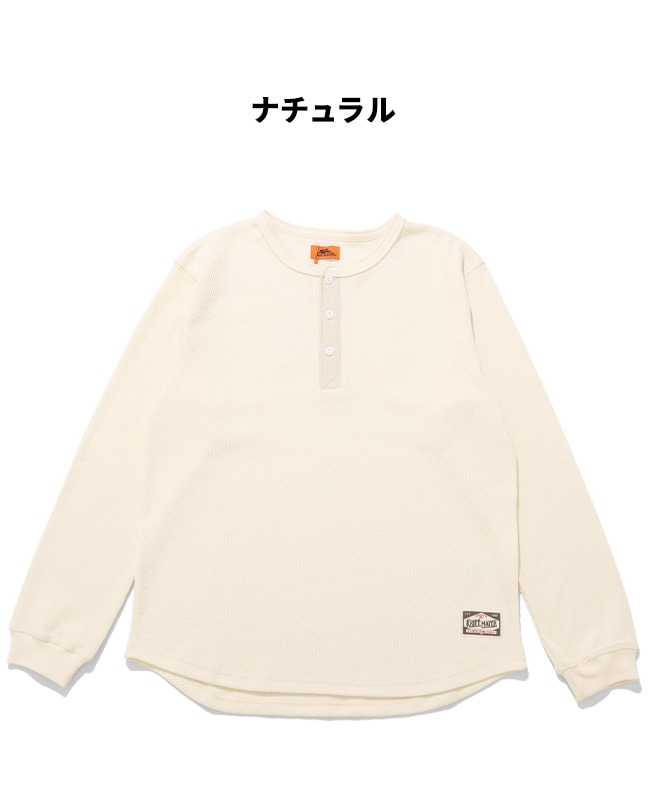 クリフメイヤー[公式] ハニカムワッフルヘンリーロンT MENS 2517820