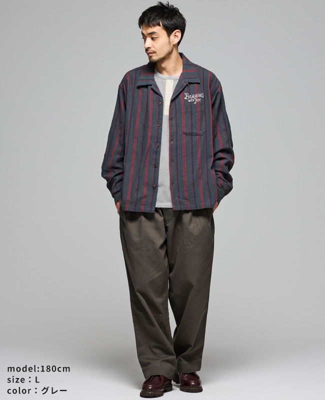 クリフメイヤー[公式] ハニカムワッフルヘンリーロンT MENS