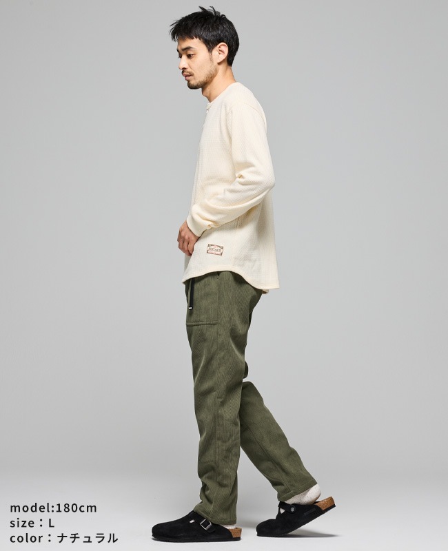 クリフメイヤー[公式] ハニカムワッフルヘンリーロンT MENS 2517820