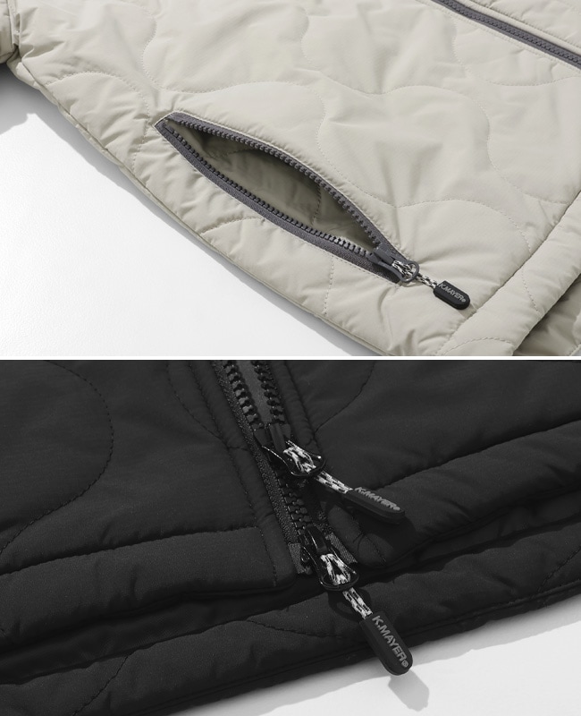 クリフメイヤー[公式] キルティングフードジャケット MENS 2525105