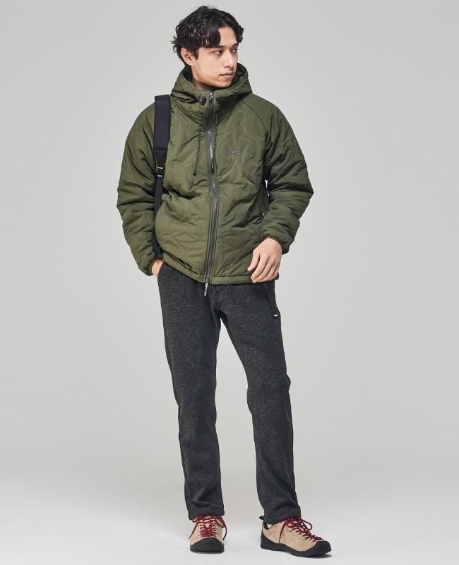 クリフメイヤー[公式] キルティングフードジャケット MENS 2525105