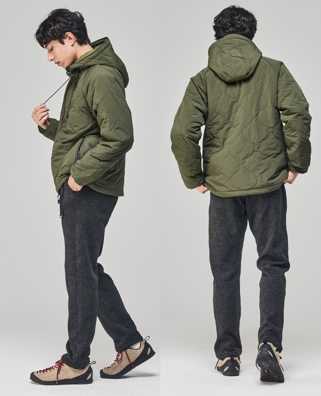 クリフメイヤー[公式] キルティングフードジャケット MENS 2525105