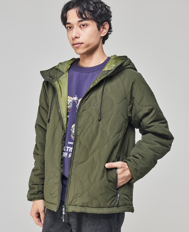 クリフメイヤー[公式] キルティングフードジャケット MENS 2525105