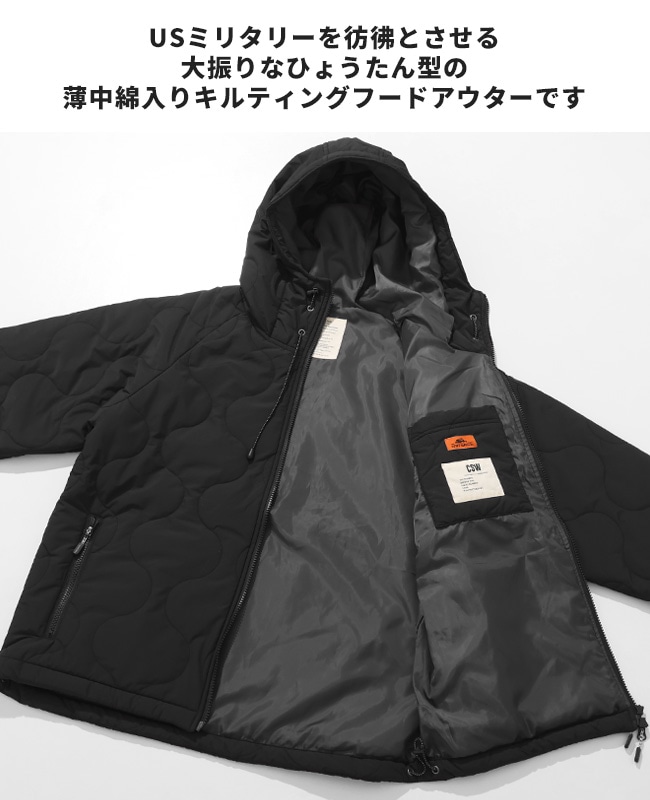 クリフメイヤー[公式] キルティングフードジャケット MENS 2525105