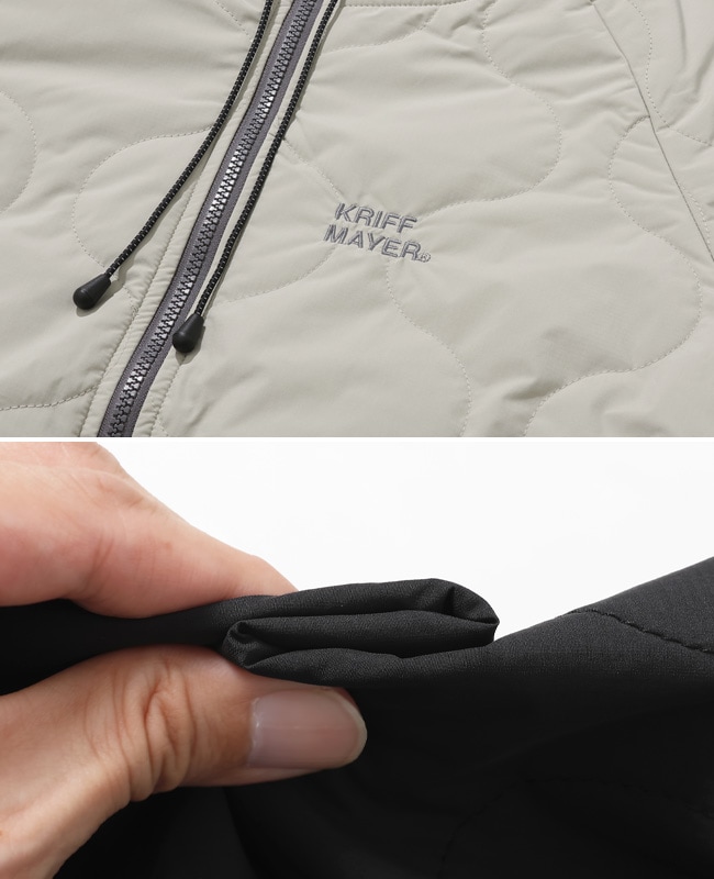 クリフメイヤー[公式] キルティングフードジャケット MENS 2525105