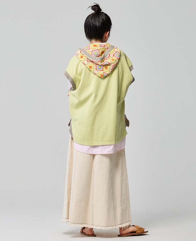 クリフメイヤー[公式] クロシェニット切り替えフードベスト LADYS W2535120