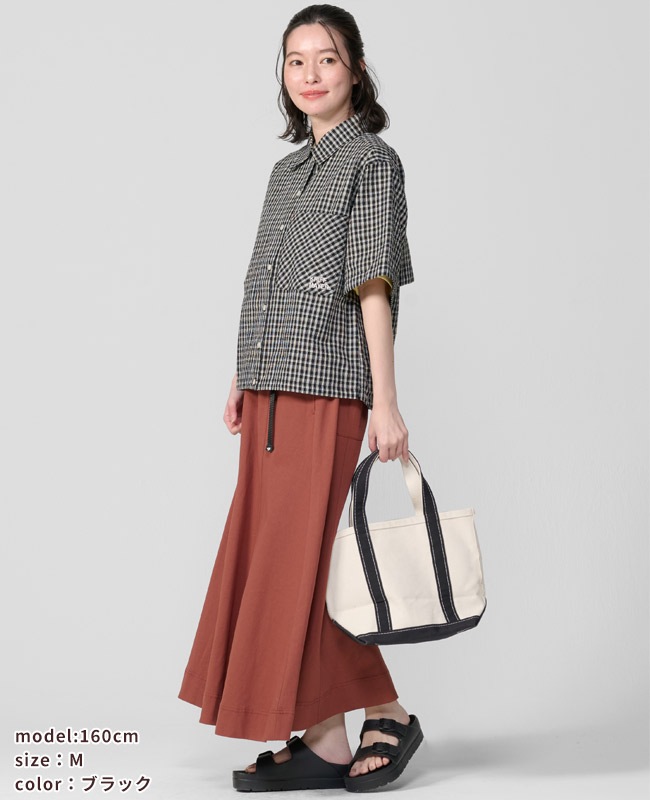 クリフメイヤー[公式] シアサッカードロストチェックシャツ LADYS W2555112