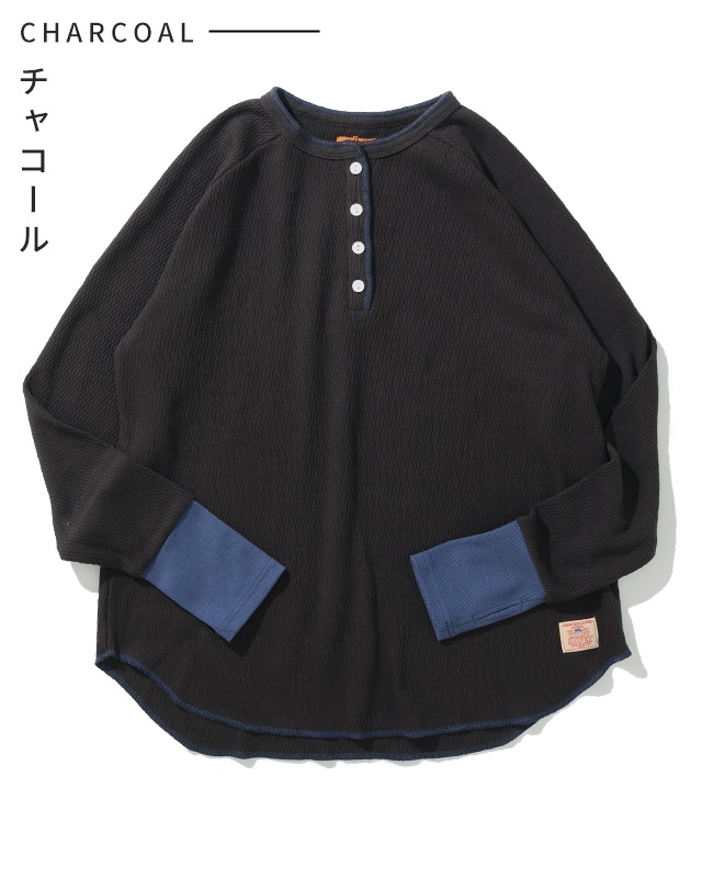 クリフメイヤー[公式] ハニカムワッフルバイカラーロンT LADYS W2517831