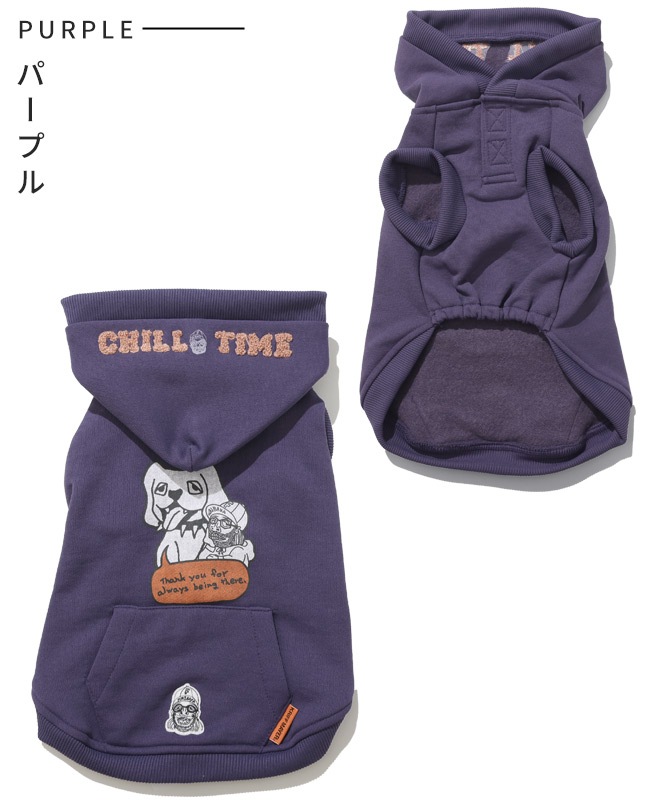 クリフメイヤー[公式] チルタイム裏起毛パーカー DOG D2527815