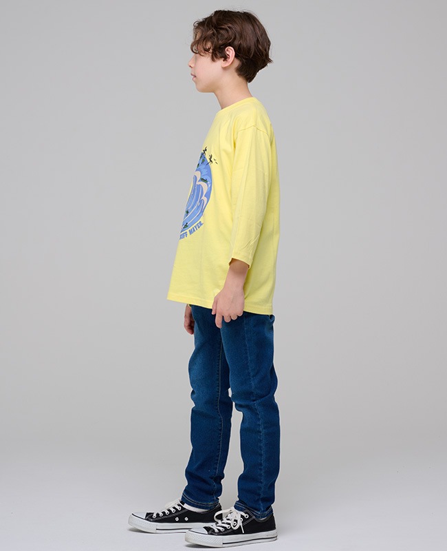 クリフメイヤー[公式] 楽LUCK七分袖Tシャツ(波) KIDS J2536316