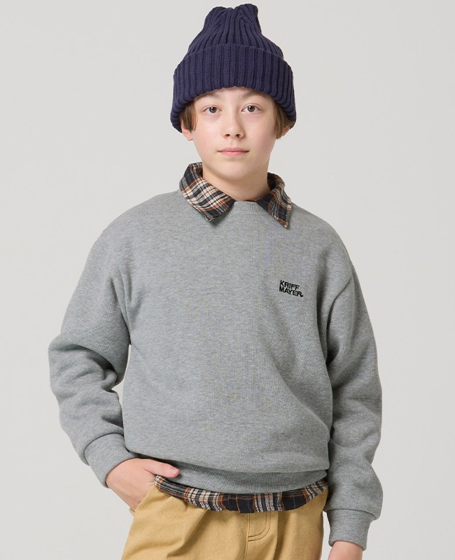 クリフメイヤー[公式] ソフト裏起毛クルー(MOTTOKURE) KIDS J2627831