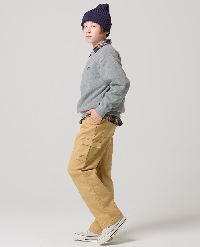 クリフメイヤー[公式] ソフト裏起毛クルー(MOTTOKURE) KIDS J2627831