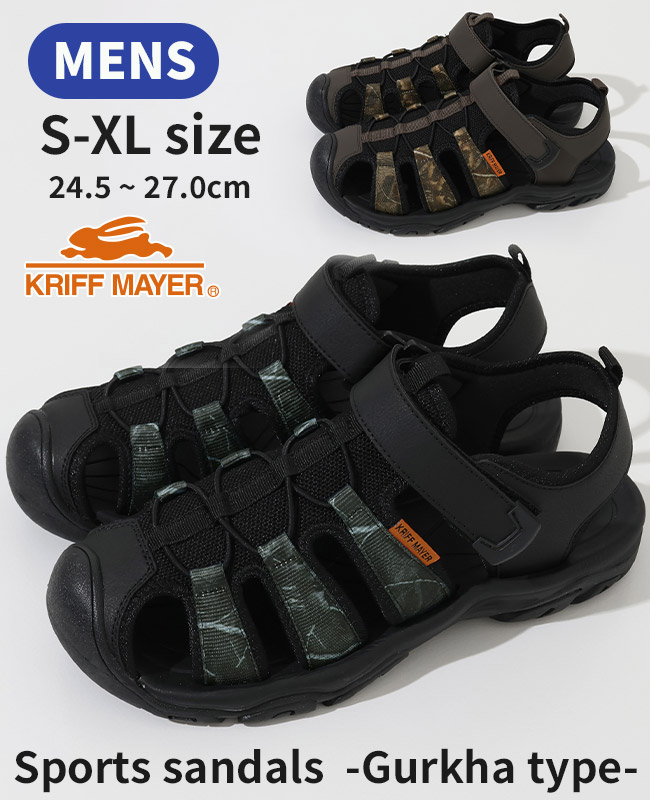 クリフメイヤー[公式] スポーツサンダル(グルカタイプ) MENS KRI-9923